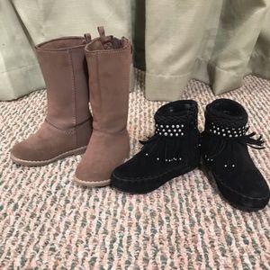 2 Pairs of size 5 toddler boots